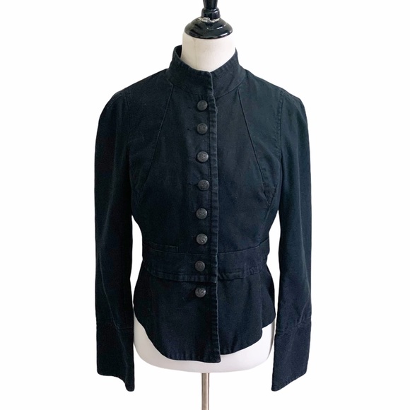 black denim jacket size 8